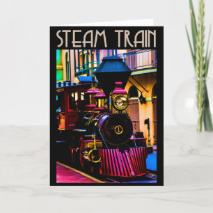 Tarjeta Tren de vapor