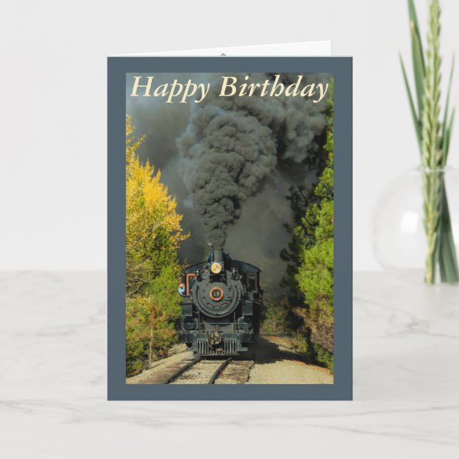 Tarjeta Tren de vapor (Anverso)