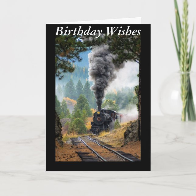 Tarjeta Tren de vapor (Anverso)