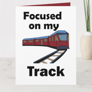 Tarjeta Tren Eléctrico Centrado En Mi Fiesta Del Tren De V