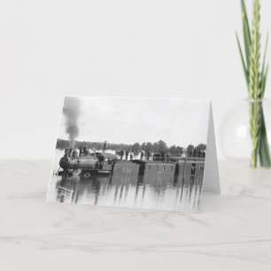 Tarjeta Tren inundado, 1904