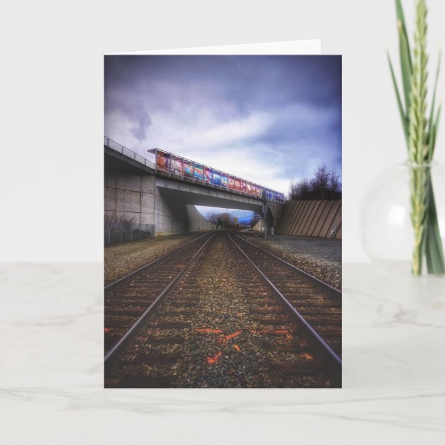 Tarjeta Tren pistas en Seattle (Anverso)