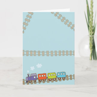 Tarjeta Trenes de juguete