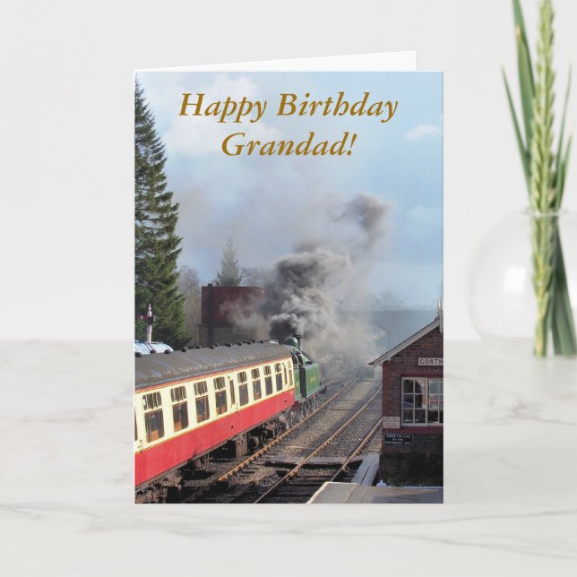 TARJETA TRENES DE VAPOR (Anverso)