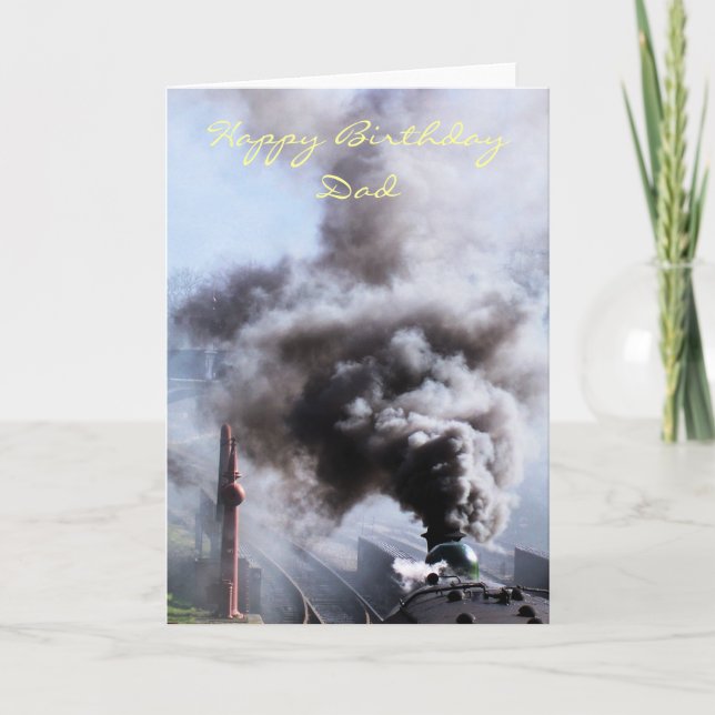 TARJETA TRENES DE VAPOR (Anverso)