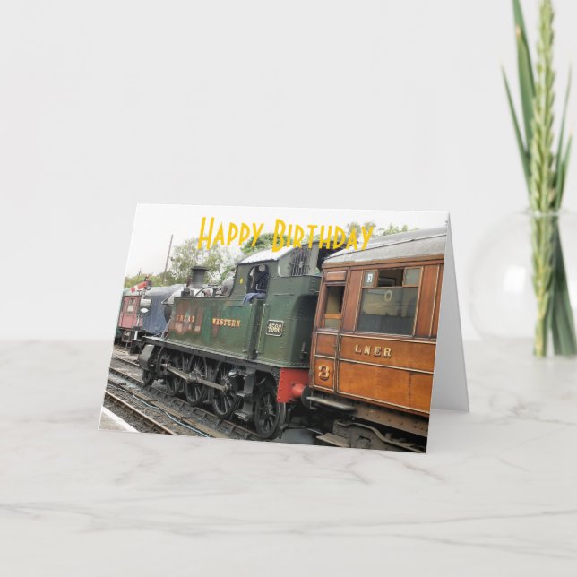 TARJETA TRENES DE VAPOR (Anverso)