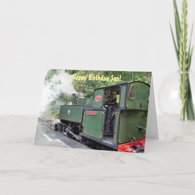 TARJETA TRENES DE VAPOR (Anverso)
