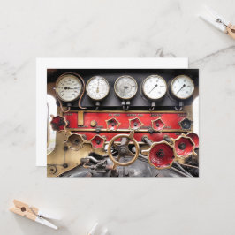TARJETA TRENES DE VAPOR