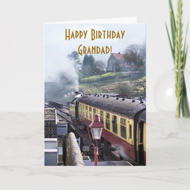TARJETA TRENES DE VAPOR (Anverso)