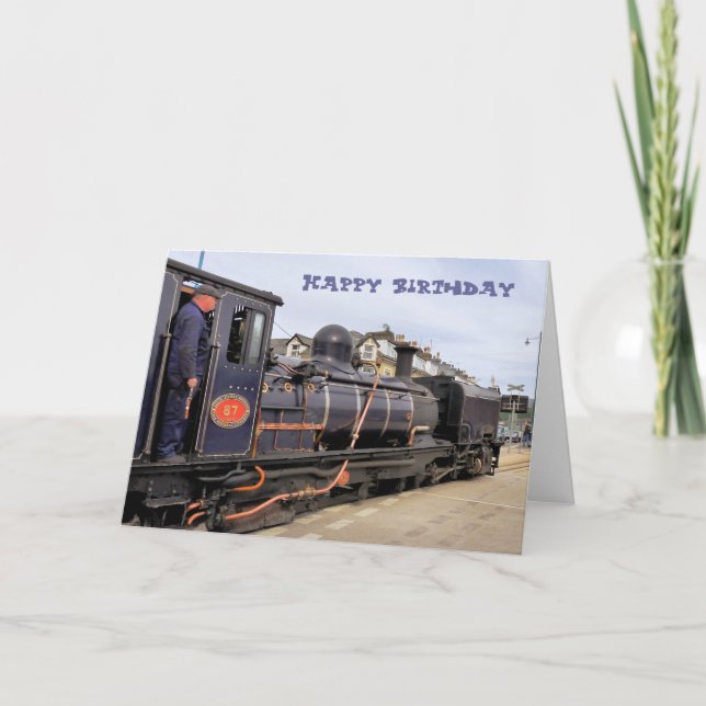 TARJETA TRENES DE VAPOR (Anverso)