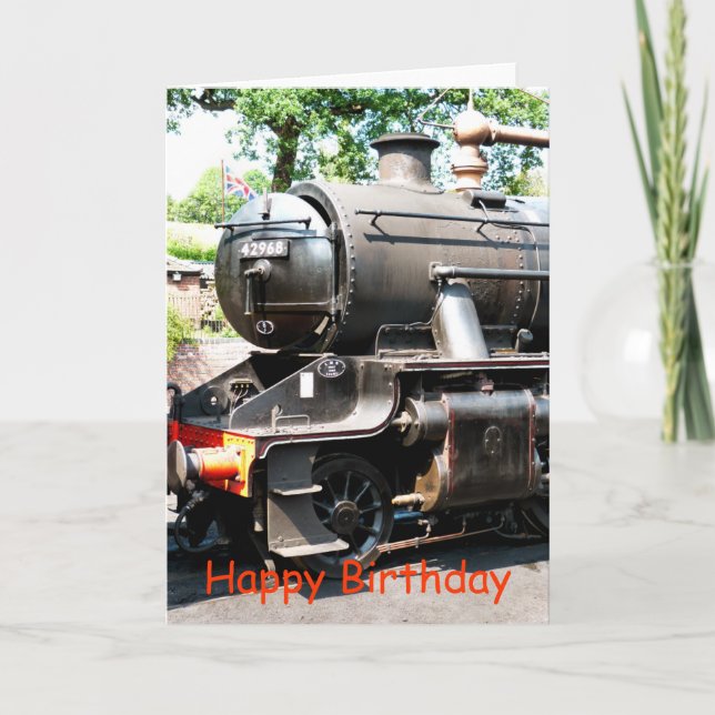 TARJETA TRENES DE VAPOR (Anverso)