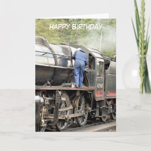 TARJETA TRENES DE VAPOR (Anverso)