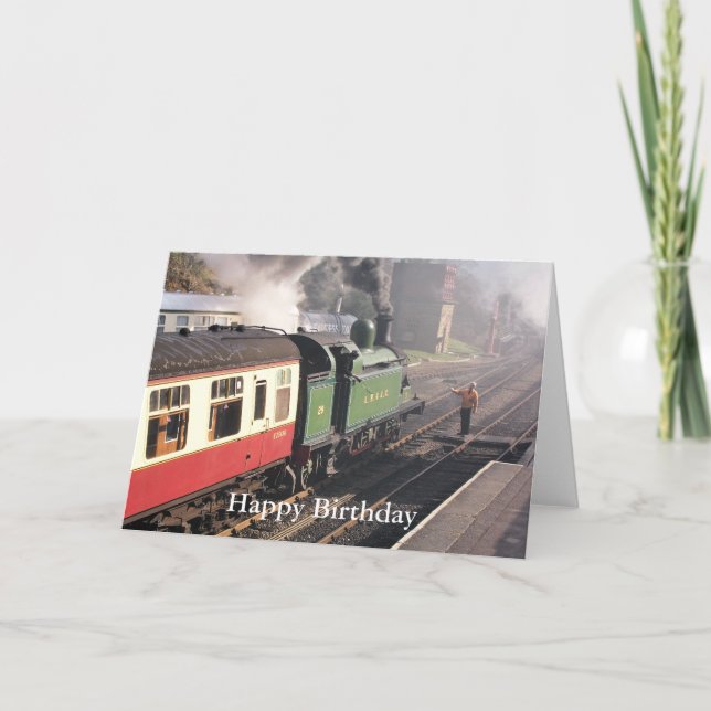 TARJETA TRENES DE VAPOR (Anverso)