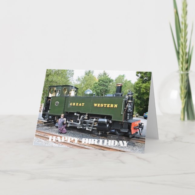 TARJETA TRENES DE VAPOR (Anverso)