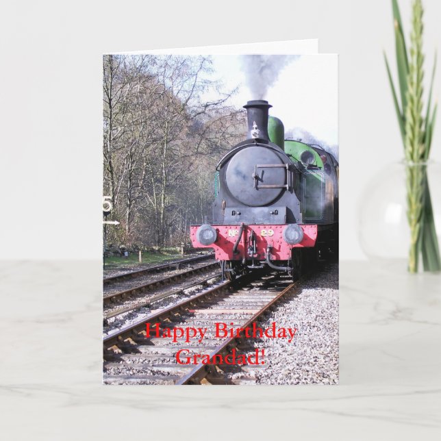 TARJETA TRENES DE VAPOR (Anverso)