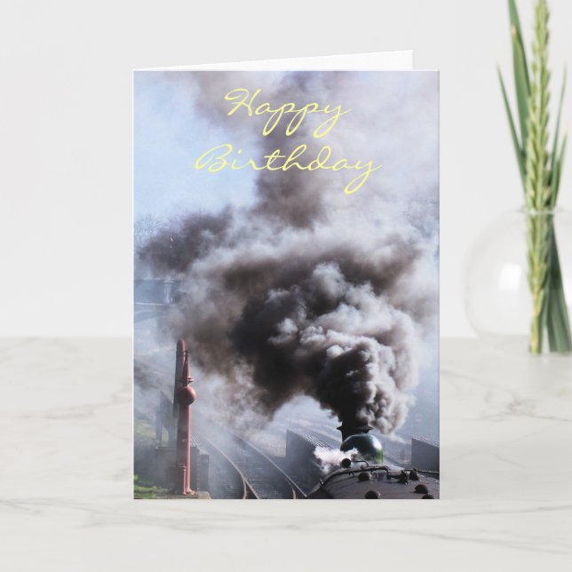 TARJETA TRENES DE VAPOR (Anverso)