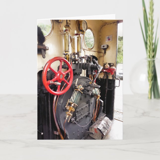 TARJETA TRENES DE VAPOR (Anverso)