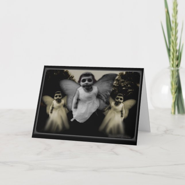 Tarjeta Tres ángeles (Anverso)