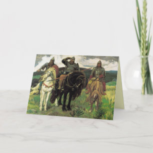 Tarjeta Tres bogotes (1898) de Viktor Vasnetsov Print