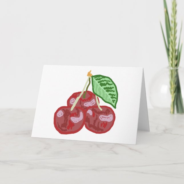 Tarjeta Tres cerezas (Anverso)