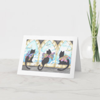 Tarjeta Tres Gatos… 3 gatos