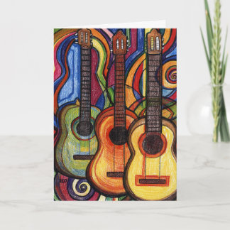 Tarjeta Tres Guitarras