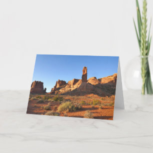 Tarjeta Tres hermanas en el Parque Nacional de Arches