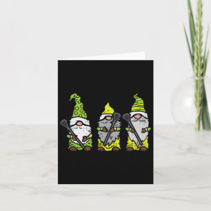 Tarjeta Tres jugadores nórdicos de Lacrosse Tomte Lax