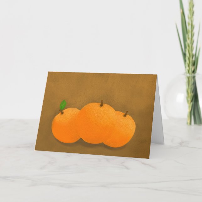 Tarjeta Tres Naranjas (Anverso)