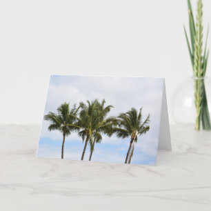 Tarjeta Tres palmeras