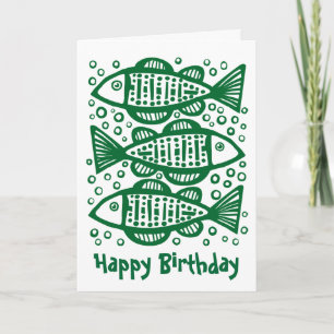Tarjeta Tres peces - Verde Forestal