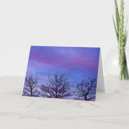 Tarjeta Tres pistas de árbol