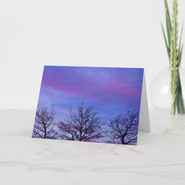 Tarjeta Tres pistas de árbol (Anverso)