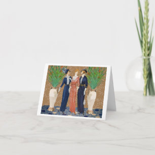 Tarjeta Tres señoras apropiadas