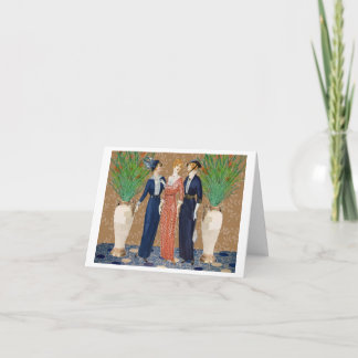 Tarjeta Tres señoras apropiadas