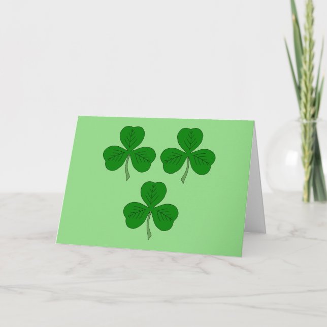 Tarjeta Tres Shamrock (Anverso)