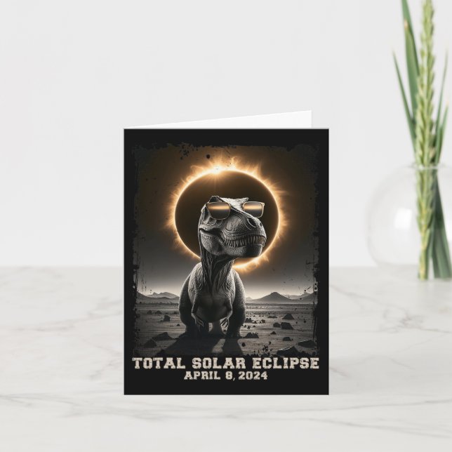 Tarjeta Trex Dinosaurios Totalidad 2024 niños Niños Total  (Anverso)