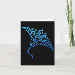 Tarjeta Tribal Hawai Manta Ray Tribal Polinesia Tattoo Pac
