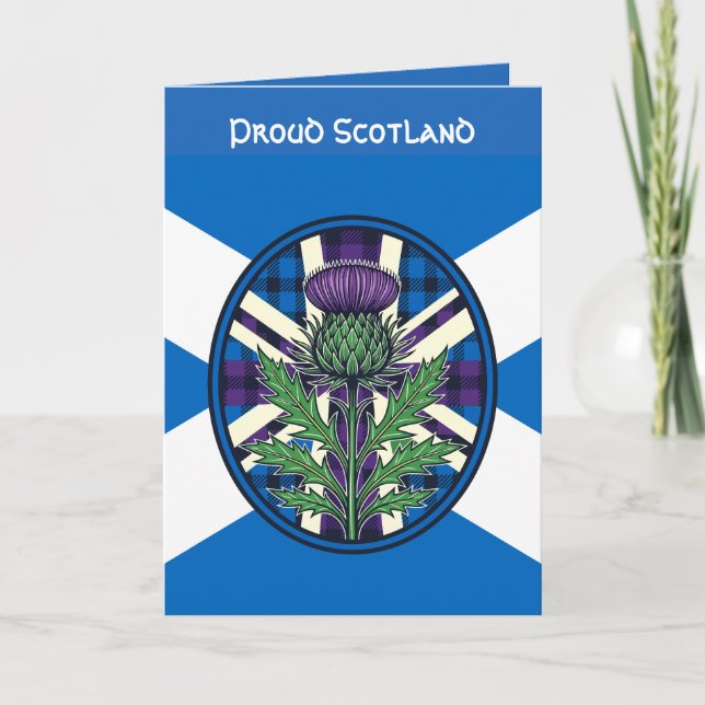 Tarjeta Tribute to Scotland and St Andrew’s Day (Anverso)