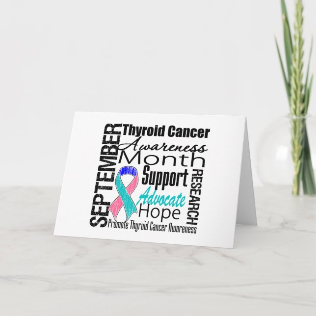 Tarjeta Tributo del mes de sensibilización sobre el cáncer (Anverso)