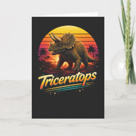 Tarjeta Triceratops