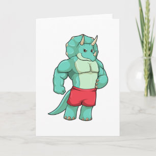 Tarjeta Triceratops como Fisicoculturista en Fisicoculturi