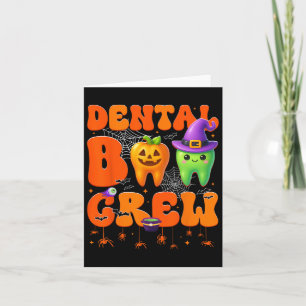Tarjeta Trick O Teeth Dental Halloween Disfraces Dentista