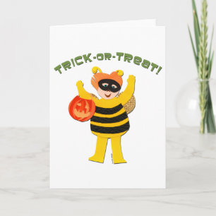 Tarjeta Trick o Trek Bumble Bee Costume Halloween