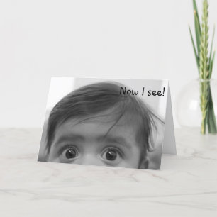 TARJETA TRICK OF EYES BIRTHDAY WISH