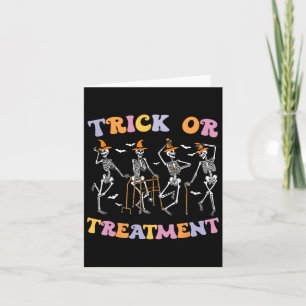 Tarjeta Trick Or Treatment Pt Fisioterapeuta Terapeuta Fis