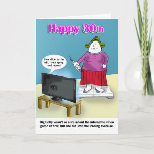 Tarjeta Trigésimo cumpleaños feliz