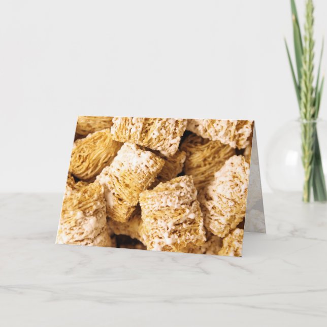 Tarjeta trigo desmenuzado (Anverso)