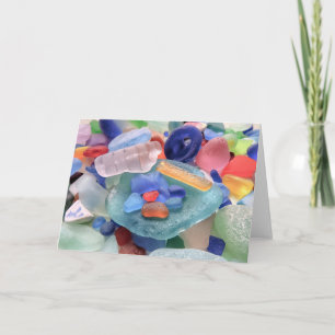 Tarjeta Trincheras de cristal de mar raras