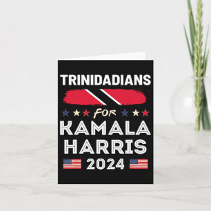 Tarjeta Trinitenses Por Kamala Harris 2024 Trinidad Y Toba